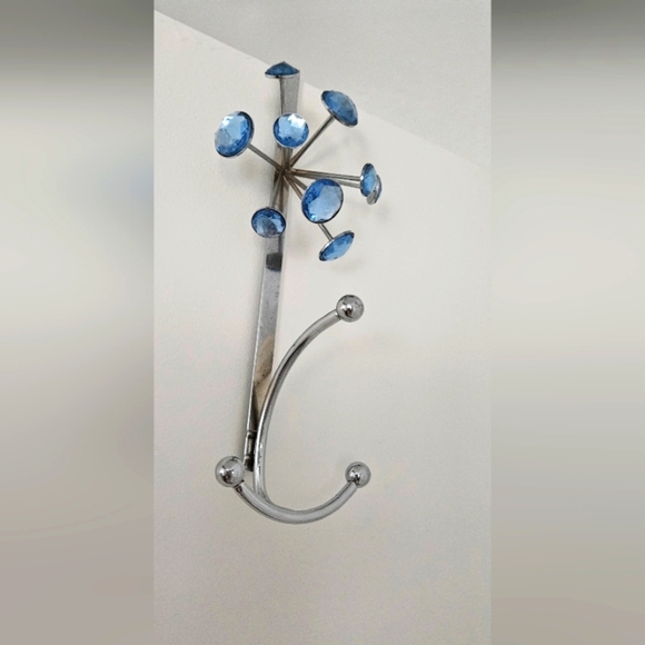 ๐Blue Crystal Over The Door Wall Hook Hanger Home Decor ๐ - Picture 1 of 4